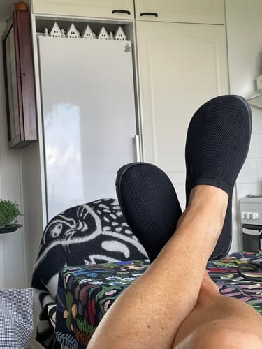 Customer photo review of Vaistoa Lempeä 2 slip on -paljasjalkakengät