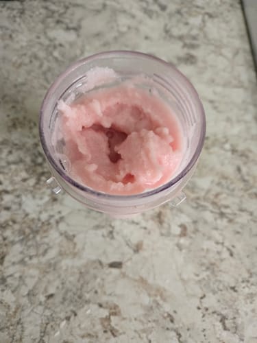 Customer photo review of Strawberry Blast Smoothie