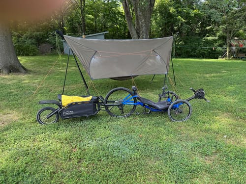 Customer photo review of Turtlebug Camper Hammock Stand