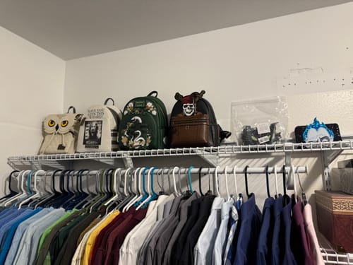 Customer photo review of Loungefly Warner Brothers Harry Potter Slytherin House Tattoo Mini Backpack