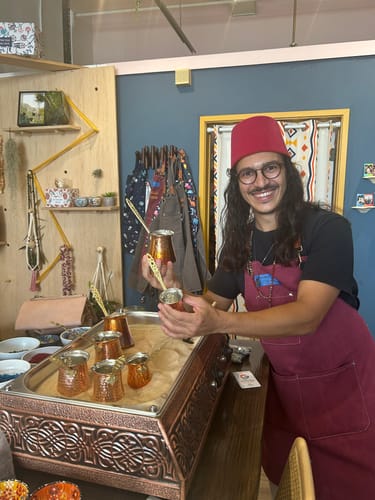 Customer photo review of Turkish Mosaic Lamp Workshop Honolulu
