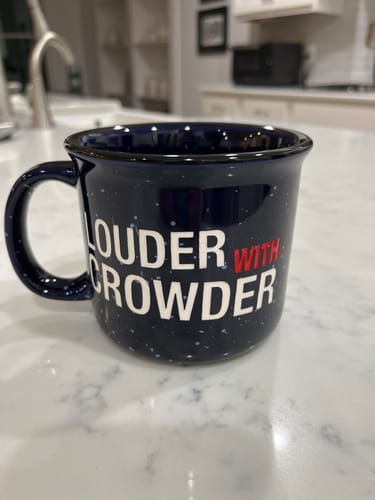 Customer photo review of FREE Louder With Crowder Mug
