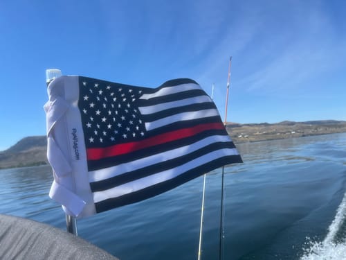 Customer photo review of Thin Red Line Flag
