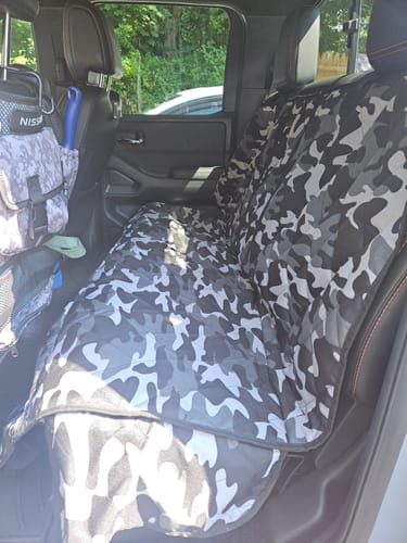 Customer photo review of Rear Seat Cover for Fold Down Seats with Hammock - Regular