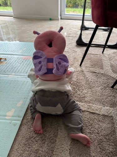 Customer photo review of Beskyttende rygsæk til baby