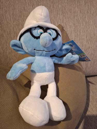 Customer photo review of Peluche Pitufo Filósofo - Los Pitufos