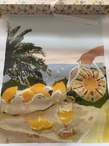 Customer photo review of Sun & Lemons (Rolled)