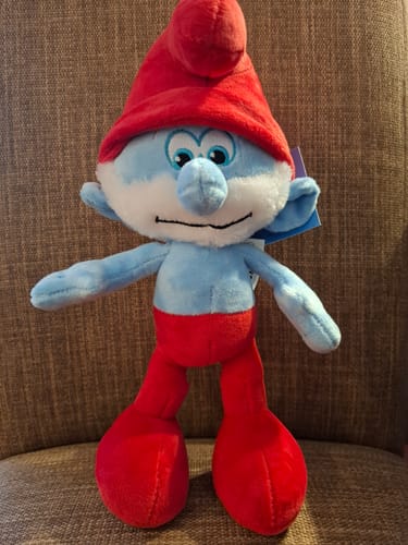 Customer photo review of Peluche Papá Pitufo - Los Pitufos