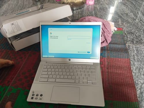 Customer photo review of HP Chromebook Laptop | Intel i5-10th Gen | 14" HD | 8GB DDR4 RAM | Chrome OS | Refurbished