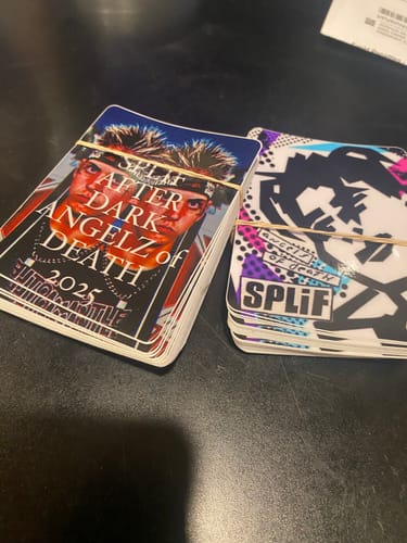 Customer photo review of 100 Custom 4" Laminated Vinyl Stickers