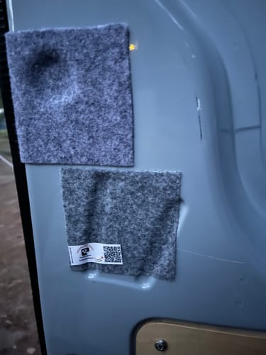 Customer photo review of Camperfilz Musterpaket - versch. Materialien & Farben