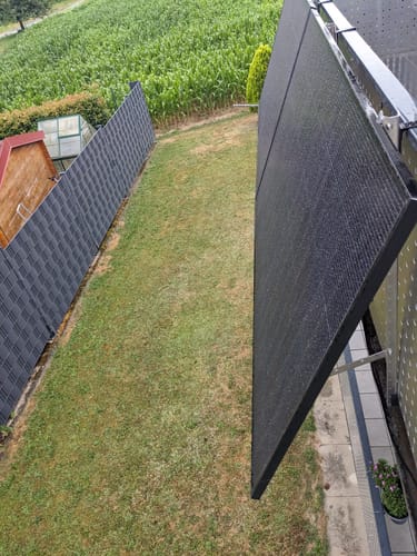 Customer photo review of Sicatron 1000W Balkonkraftwerk - 2x 500W Bifazial Jolywood - Fox Ess M1-800-E 800 W