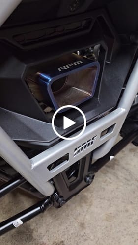 Customer video review of RPM Polaris RZR Pro R 3" DUAL Sport Muffler W/ 3" Tip
