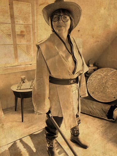 Customer photo review of Jedi Kenobi Braun TUNIC Cosplay Kostüm ohne Umhang