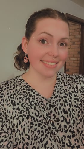 Lindsey N. review of Moon Bunny Dangles Hypoallergenic Earrings for Sensitive Ears Made with Plastic Posts image 1 out of 1