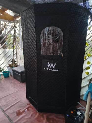 Customer photo review of Sauna Portátil+ Alfombra antideslizante GRATIS