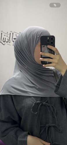 Customer photo review of Liquid Jersey Hijab