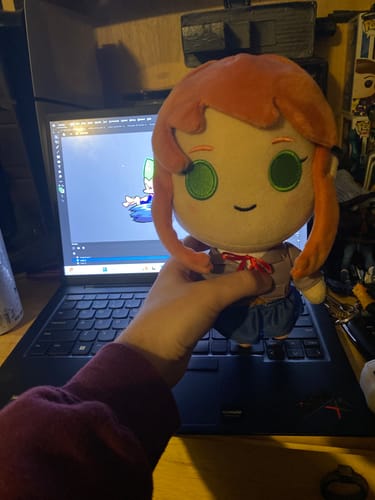 Customer photo review of Doki Doki Literature Club - Monika Collector's Plush