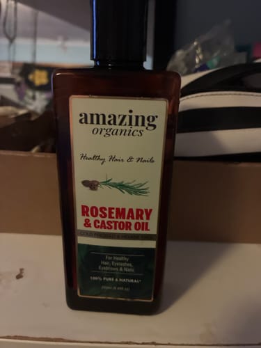Customer photo review of Rosemary & Castor Oil for Hair Growth