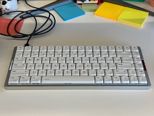 Customer photo review of IQUNIX MQ80 Aluminum Low Profile Mechanical Keyboard