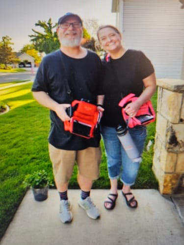 Customer photo review of TA-DA CADDY MESH & ZIPPER POCKETS