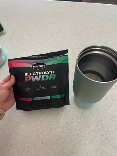 Customer photo review of ELECTROLYTE PWDR