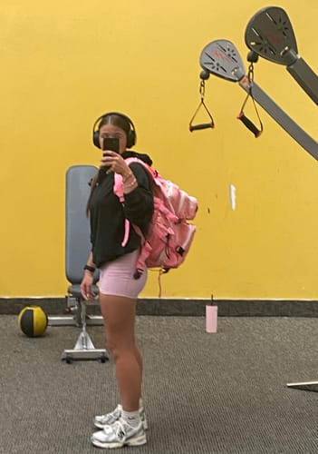 Customer photo review of Gen 3 Pink 35L Backpack