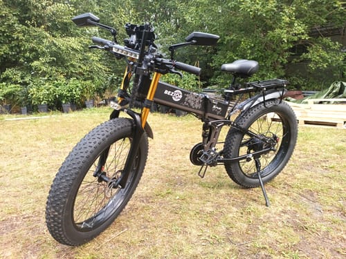 Customer photo review of Bezior X Plus 1500W Electric Mountain Folding Bike