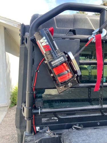 Customer photo review of Ninja 2,000lb 12v Electric Winch - Synthetic Rope