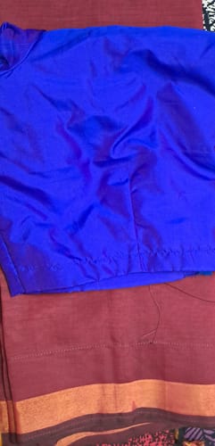 Customer photo review of Durgavati (Pure Pattu Saree Handwoven)