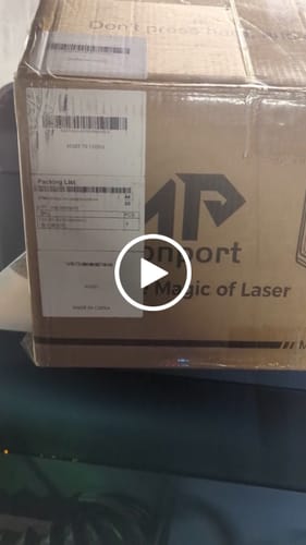 Customer video review of Daily Deals | Monport 20W Portable Fiber Laser Engraver for Color Metal Marking (100-Day Warranty)