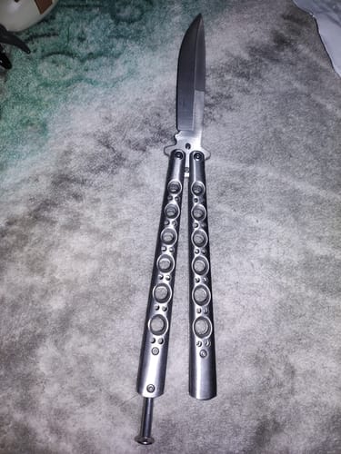 Customer photo review of Mystery Butterfly Knife Pack (1 Knife)