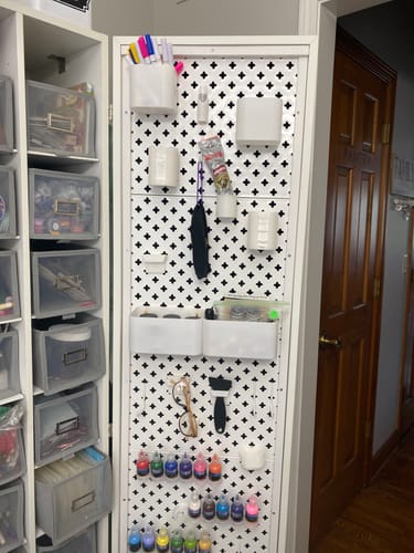 Customer photo review of Pegboard (2pk)