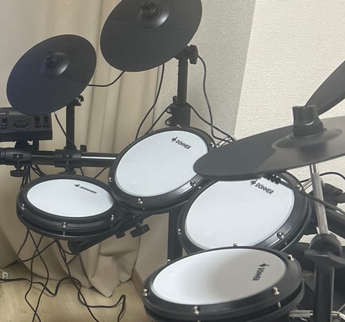 Customer photo review of Donner DED-200X 5ドラム 4シンバル 電子ドラム