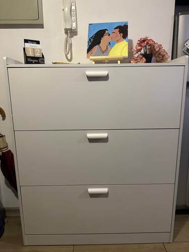 Customer photo review of Mueble Zapatero Organizador Estante para Zapatos VTRIN 120x100x30 cm