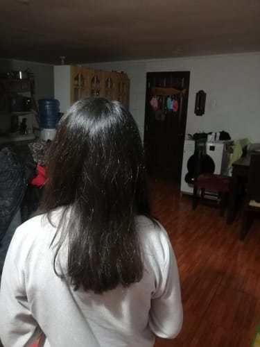Reseña con foto de un cliente sobre Hair Power - Reparación Capilar 60 ml