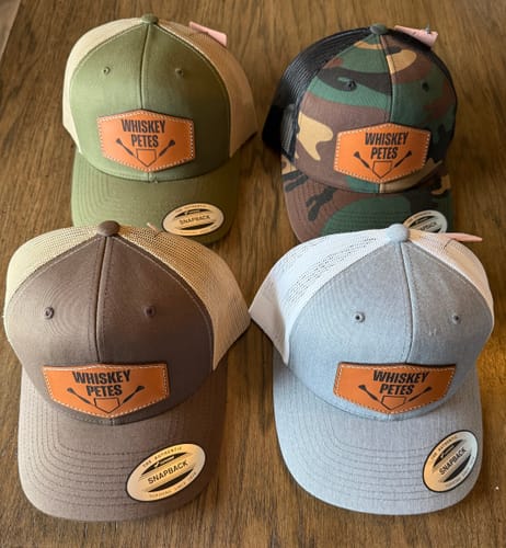 Customer photo review of Premium Custom Leather Patch Hats (Wholesale)