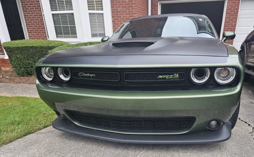 Customer photo review of "SRT Powered Scat Pack" Grille Badge
