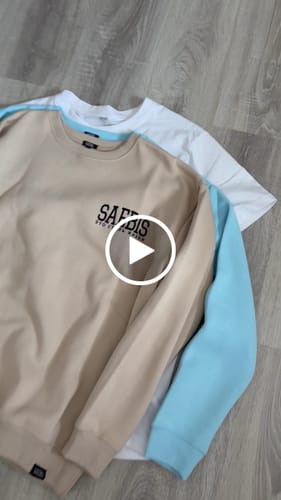 Customer video review of Lifestyle Herren Sweater beige mit Stickerei by SAEBIS®