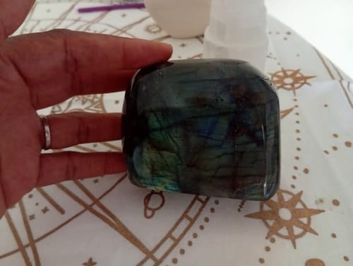 Customer photo review of Bloc labradorite