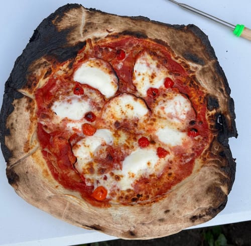 Customer photo review of Sourdough Pizza Bases