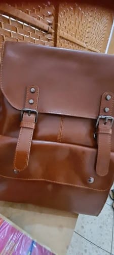 Customer photo review of Sac à dos cuir femme Versailles