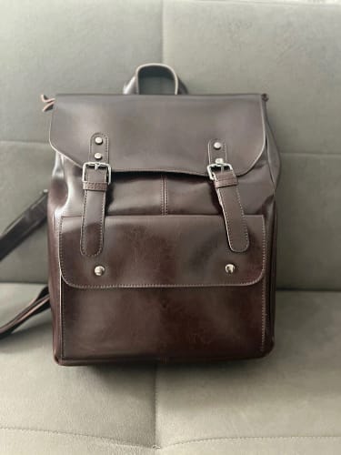 Customer photo review of Sac à dos cuir femme Versailles