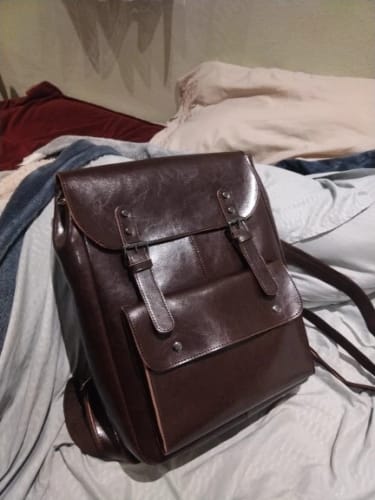 Customer photo review of Sac à dos cuir femme Versailles