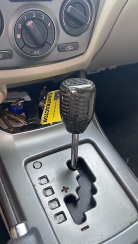 Customer photo review of V2 Black Carbon Fiber Shift Knob