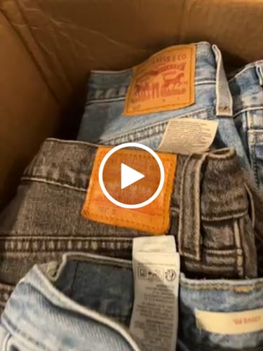 Customer video review of Levi's Women's Secondhand Wholesale Clothing