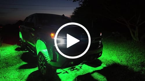 Customer video review of Premium RGB+W Rock Lights (42W)