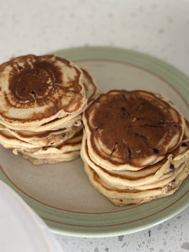 Customer photo review of Cousin T's Gourmet Chocolate Chip Gourmet Pancake Mix