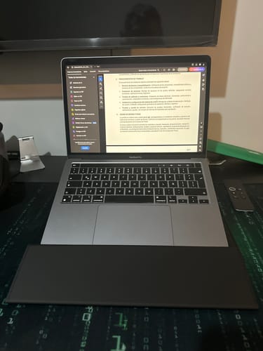 Customer photo review of Funda Notebook Smart Workstation
