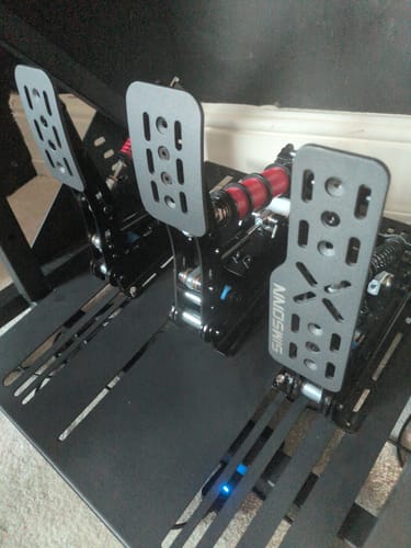 Customer photo review of Simsonn Pro Plus the Load Cell Pedals for Sim Racing